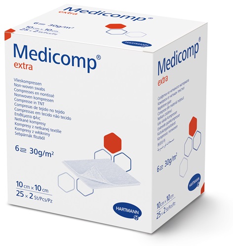 [411077] Medicomp® extra steril 10x10 6f S30 P 25x2 